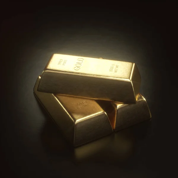 W barze Gold 1000 gram — Zdjęcie stockowe