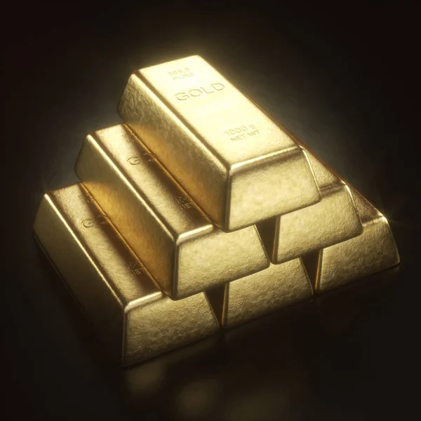 1000 Gram Gold Bar — Stock Photo, Image