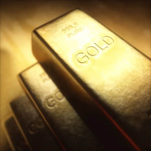 1000 gram Gold Bar — Stockfoto