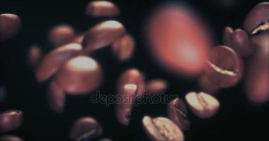 Kavrulmuş kahve çekirdeği.