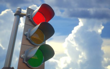 Kırmızı trafik ışığı