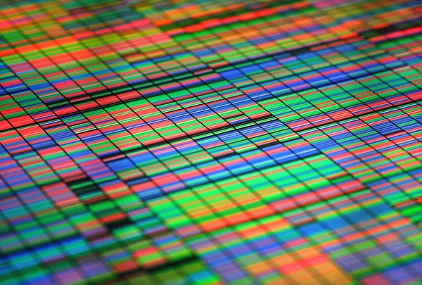 Colorful Sanger Sequencing Background — Stock Photo, Image