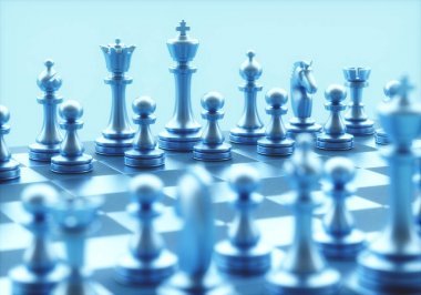 Satranç parçaları Gameboard