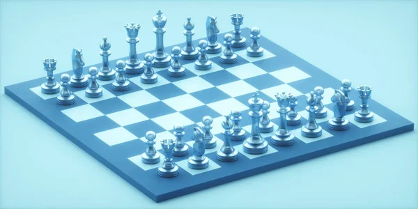 Chess Pieces Gameboard — Stock Photo, Image