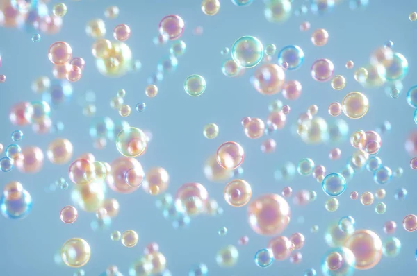 Zeepbellen Pastel kleuren — Stockfoto