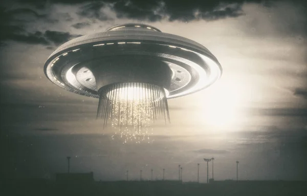 Old UFO Picture — Stock Photo, Image