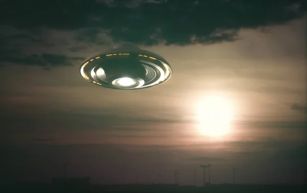 Unidentified Flying Object UFO — Stock Photo, Image