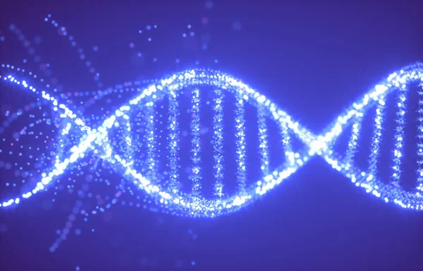 Estrutura da molécula de dna — Fotografia de Stock