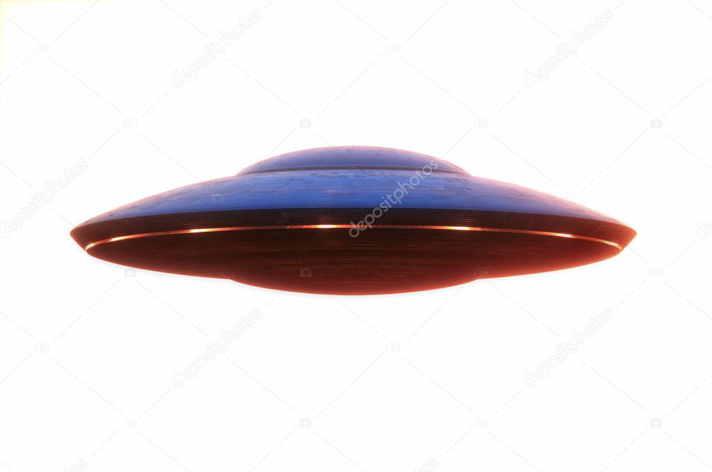 UFO Unidentified Flying Object Clipping Path Vector Mask