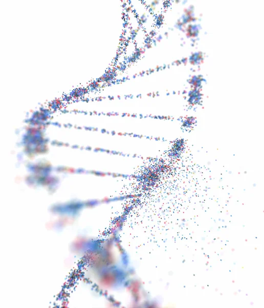 Οξειδωτική βλάβη DNA Γενετική διαταραχή Μοριακή δομή — Φωτογραφία Αρχείου