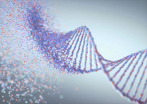 Zaburzenia genetyczne Dna Struktura molekularna — Zdjęcie stockowe