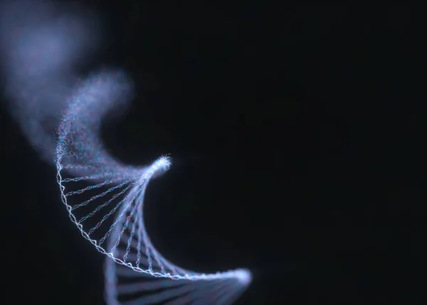 Dna schädigt genetische Störung molekulare Struktur — Stockfoto