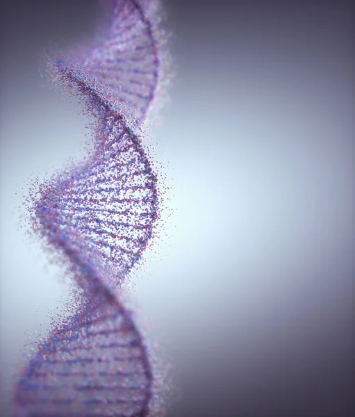 Oxidative DNA Damage Genetic Disorder Molecular Structure — Stock Photo, Image