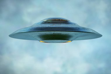 Unidentified Flying Object - Clipping Path Included clipart