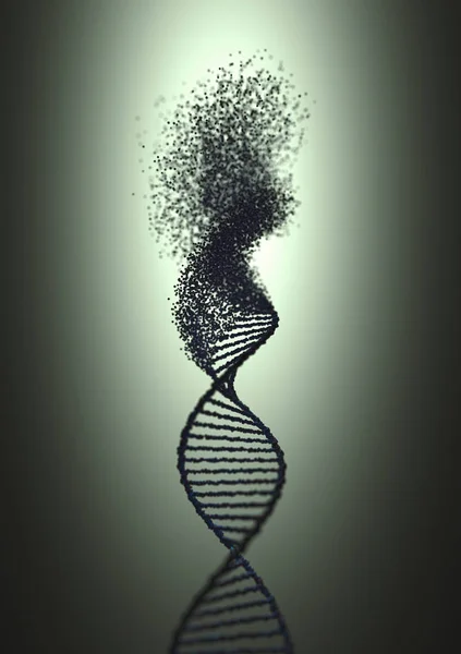 Daño Oxidativo al ADN Trastorno Genético Estructura Molecular — Foto de Stock