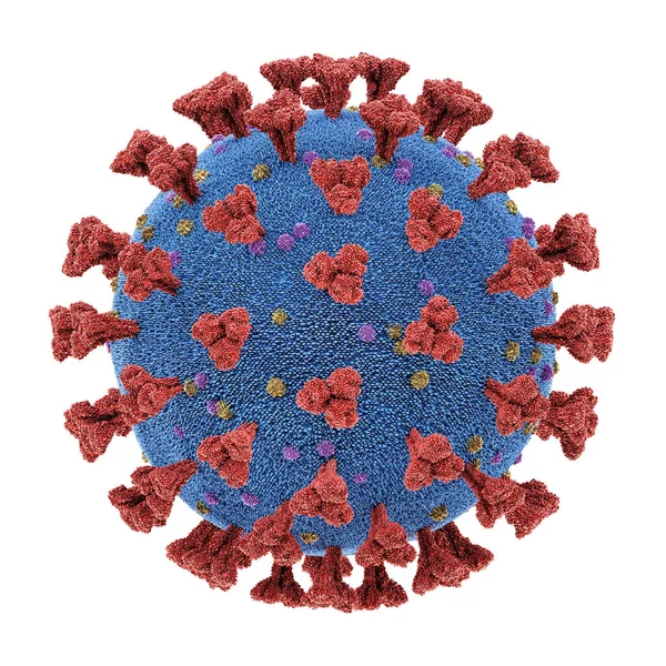 Coronavirus Respiratory Infections Viruses Mutation Clipping Pat — Stock Photo, Image