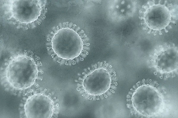 Viral Yapı Viral Parçacık Bir Protein Kapağı Ile Çevrelenmiş Nükleik — Stok fotoğraf