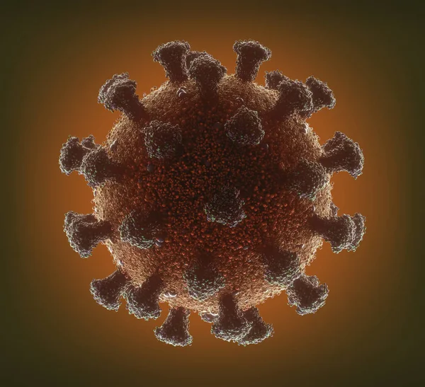 Virus Концептуальний Відсіканням Шляху Включений Структура Вірусу Ковід Коронавірус — стокове фото