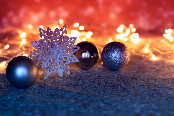 Neşeli Noel mavi arka planı.