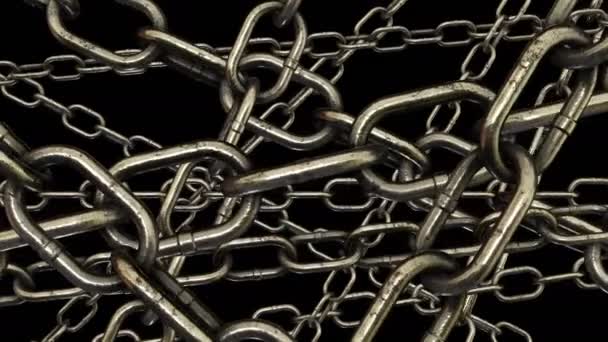 黑暗锁链背圈 — 图库视频影像