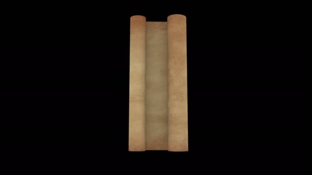Unfolding Paper Map Background Luma Matte — 비디오