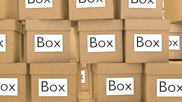 Karton Kutu Arkaplan 3d oluşturucu