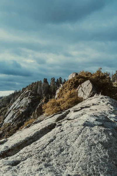 Fabulosa vista desde Moro Rock en Sequoia National — Foto de Stock