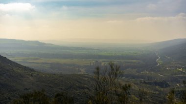 Madrid, İspanya 'da Las Crcavas. Güneşli bir günde. Seyahat kavramı.