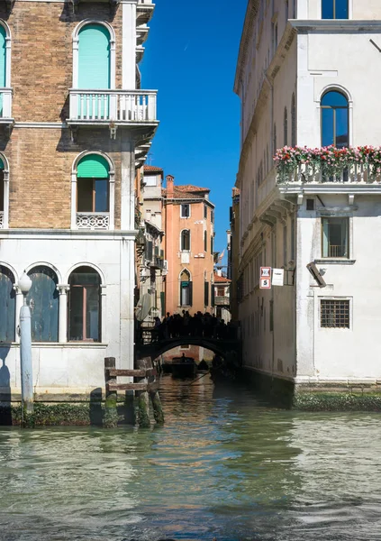 Vista del canal veneciano — Foto de Stock