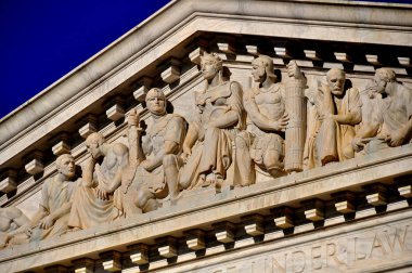 Washington, Dc: U.S.Supreme mahkeme alınlıklı