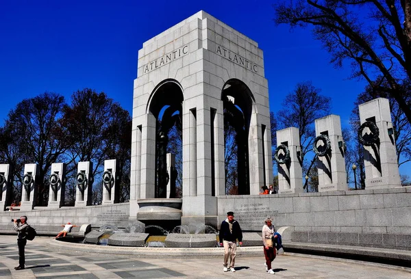 华盛顿： 第二次世界大战纪念馆 — 图库照片