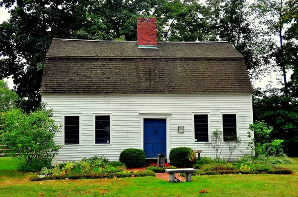 Simsbury, Connecticut: 1795 Hendrick stuga — Stockfoto