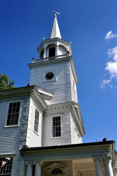 Washington, Ct: Eerste Congregational Kerk — Stockfoto