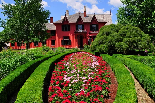 Woodstock, CT: Roseland Cottage — Stock Photo, Image