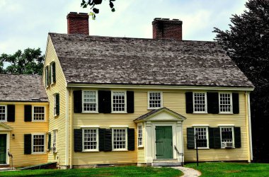 Concord, Ma: 1715 Binbaşı John Buttrick ev