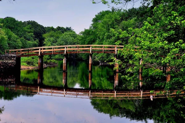 Concord, MA: Ponte Norte Velha — Fotografia de Stock