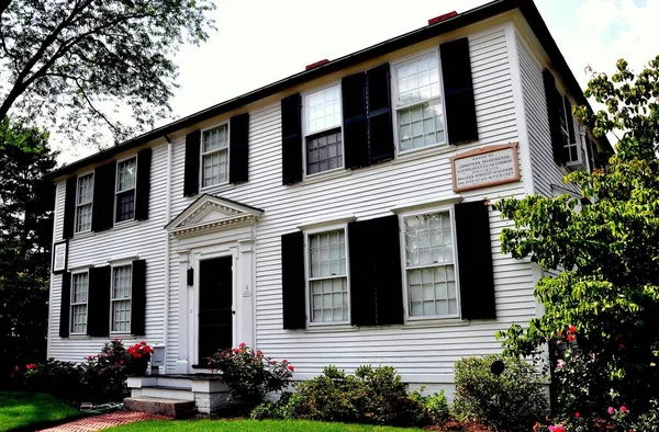 Lexington, Ma: Harrington House på Village Green — Stockfoto