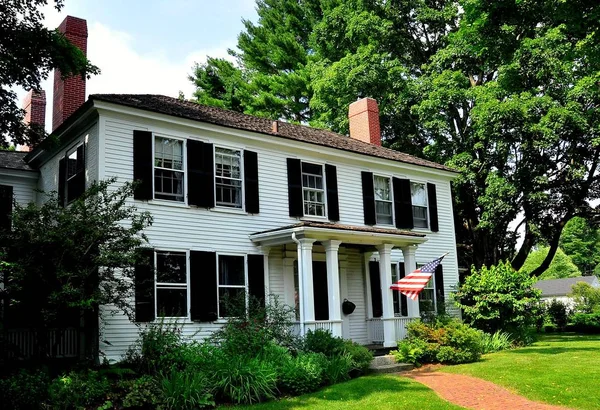 Lexington, Ma: Koloniální 18 století domů — Stock fotografie