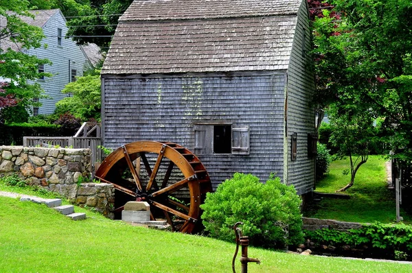 Sandwich, Ma: 1637 Dexter Grist Mill — Zdjęcie stockowe