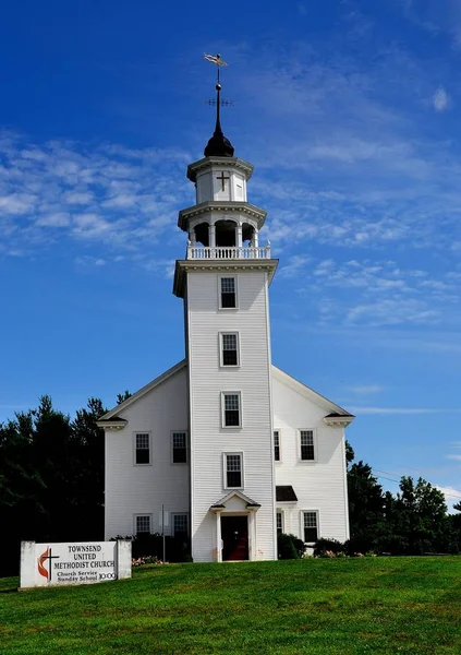 Townsend, MA: 1770 Second Meeting House — Stock Photo, Image