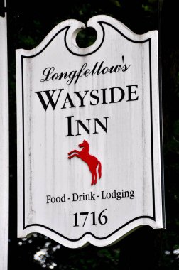 Sudbury, Ma: İşareti Wayside Inn
