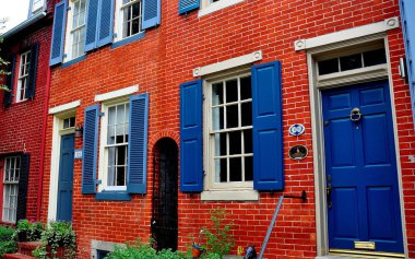 Baltimore, Md: 18 yüzyıl Federal Hill ev