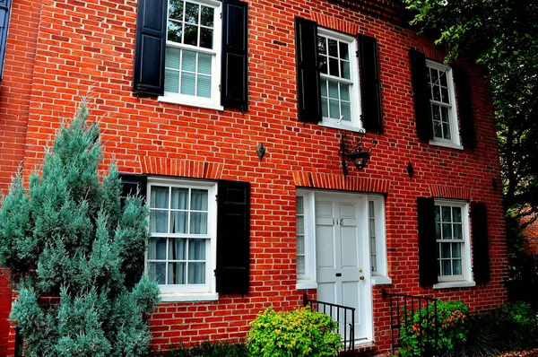 Baltimore MD: !8th Century Home in Federal Hill District — Stock Photo, Image