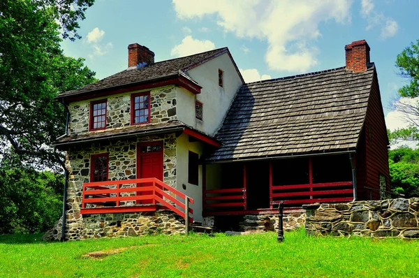 Чэддс Форд, штат Пенсильвания: Дом Джилпина — стоковое фото
