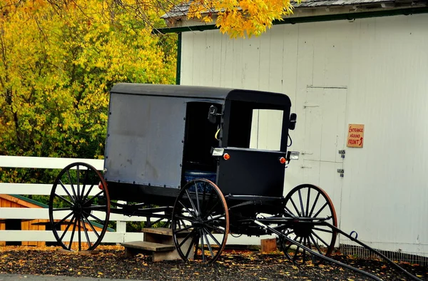 Lancaster, Pennsylvania: Buggy dei Amish — Foto Stock