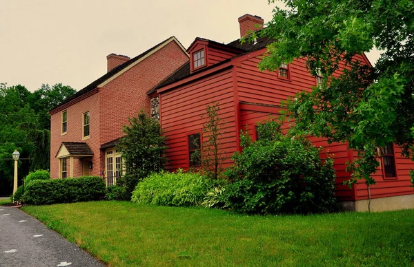 Kennett Square, Pa: 1828 Woodlands huset — Stockfoto