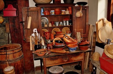 Lancaster, Pennsylvania: Taş Tavern mutfak