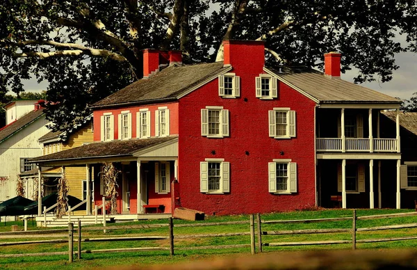 Lancaster, PA: 1856 Landis Valley House Hotel — Fotografia de Stock