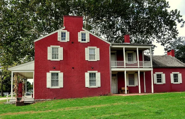 Lancaster, Pennsylvania: 1856 landis valley house hotel — Stockfoto