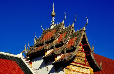 : Lamphun, Thailand: Tay Tapınak
